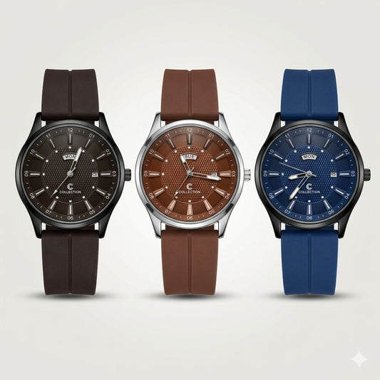 Mens Watch With Magnetic-Silicone Straps Watch