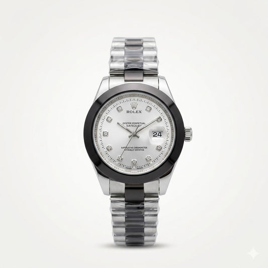 Rolex Premium Luxury Silver Watch