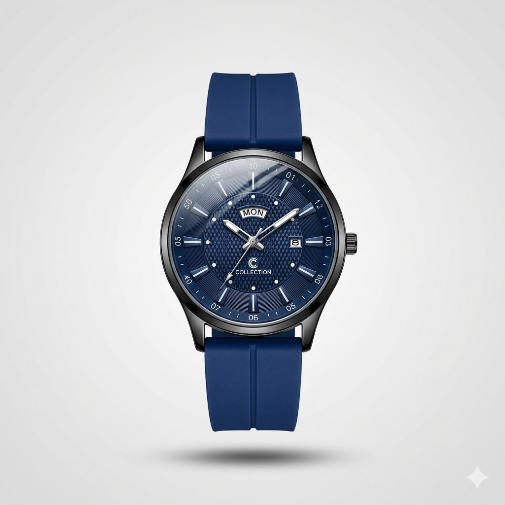 Mens Watch With Magnetic-Silicone Straps Watch